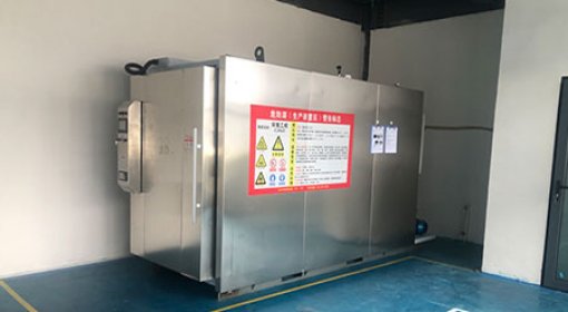 Ethylene oxide sterilization cabinet